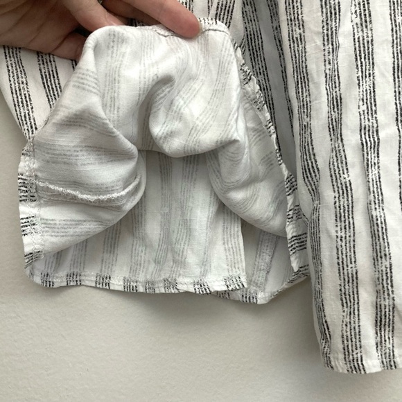 PAPILLON Wide Leg Capri Pants, Tie Waist - Picture 7 of 8